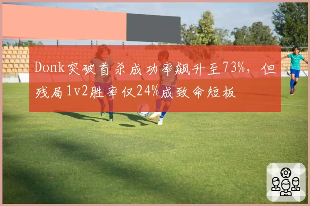 Donk突破首杀成功率飙升至73%,但残局1v2胜率仅24%成致命短板